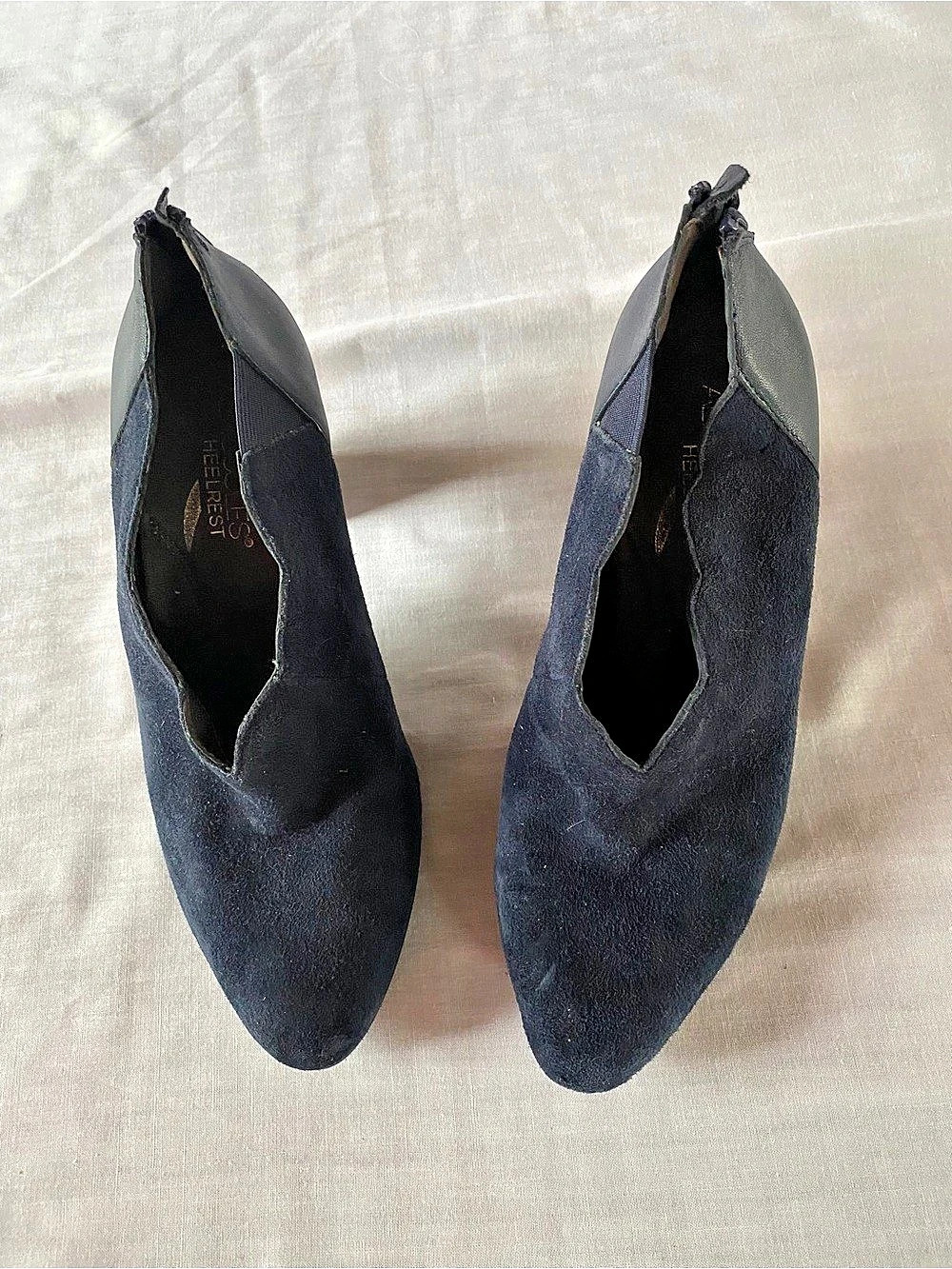 Aerosoles Heelrest Pointed-Toe Heels in Blue US 7